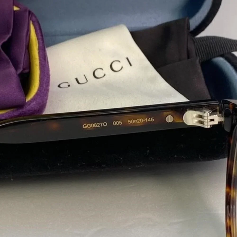 New Original - Gucci GG0827O Eyeglasses Unisex Full Rim Round Optical Frame